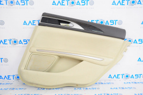 Door trim card rear right Lincoln MKZ 13-15 beige, for dry cleaning