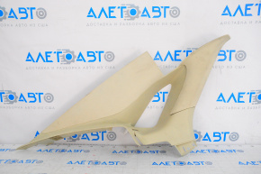 Upper left rear pillar trim Lincoln MKZ 13-16 beige, broken crepe, for dry cleaning, plastic turned white