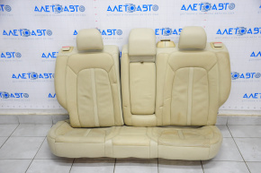 Rear row of seats 2 row Lincoln MKZ 13-16 heated, beige leather, dry cleanable