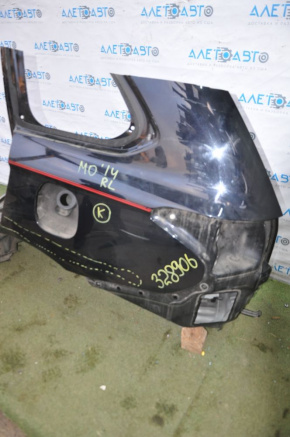 Quarter wing rear left Mitsubishi Outlander 14-20 black, dent