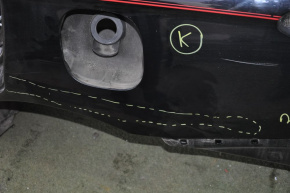 Quarter wing rear left Mitsubishi Outlander 14-20 black, dent