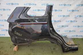 Quarter wing rear right Mitsubishi Outlander 14-20 black, small pokes