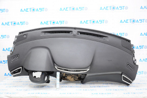 Torpedo front panel with AIRBAG Nissan Rogue 14-20 black, scratches