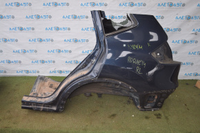 Quarter wing rear left Nissan Rogue 14-20 blue RBG