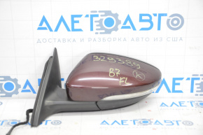 Left side mirror complete VW Passat b7 12-15 USA type as b8 6 pins, turn signal, red LQ3Z