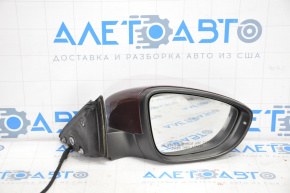 Side mirror right complete VW Passat b7 12-15 USA type as b8 6 pins, turn signal, red LQ3Z