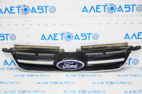 Grill grille Ford C-max MK2 13-18 with emblem, swollen chrome