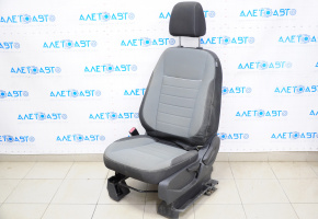 Driver's seat Ford Escape MK3 13-15 without airbag, cloth black-gray, under chemical