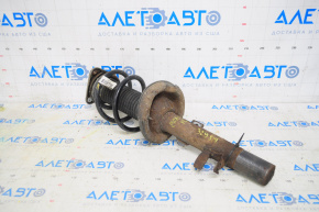 Shock absorber strut assembly front left Ford Escape MK3 13-13 oblique cup, spring brown, rusty