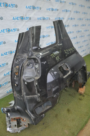 Quarter wing rear right GMC Terrain 10-17 graphite, rusty threshold