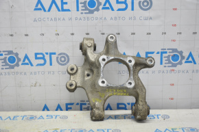 Rear left trunnion GMC Terrain 10-17 torn silent block, defective silent block of the lever