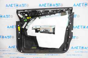 Door trim card front left Lincoln MKC 15-19 leather black with wood insert