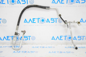Lincoln MKZ 13-20 hybrid air conditioner condenser-compressor tube for R134A, with cap