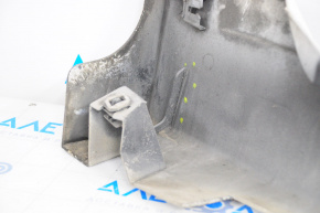 Threshold left Lincoln MKZ 13-20 white with seals, broken fasteners, scratches, cracks
