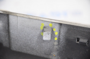 Threshold left Lincoln MKZ 13-20 white with seals, broken fasteners, scratches, cracks