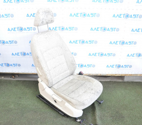 Passenger seat VW Passat b7 12-15 USA with airbag, beige leather, mechanical, dry-cleanable