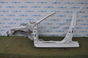 Front left quarter VW Passat b8 16-19 USA white with central pillar, bent threshold and nose of side member