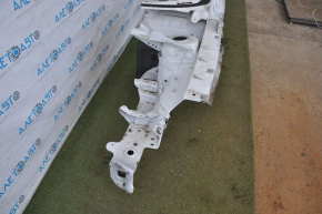Front left quarter VW Passat b8 16-19 USA white with central pillar, bent threshold and nose of side member