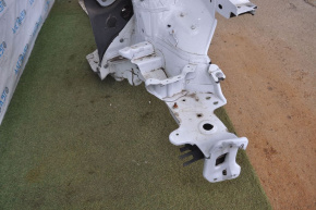 Front left quarter VW Passat b8 16-19 USA white with central pillar, bent threshold and nose of side member