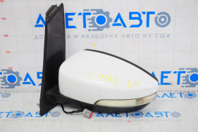Left side mirror complete Ford C-max MK2 13-18 7 pins, turn signal, heated, white