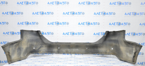 Rear bumper bare Ford Focus mk3 15-18 rest 4d for parking sensors graphite, broken mount, dented