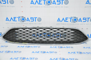 Ford Focus mk3 15-18 radiator grille rest chrome frame, grille break, chrome swelled, sand