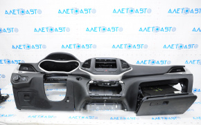 Torpedo front panel with AIRBAG Jeep Cherokee KL 14-22 TRH black with glove compartment scratches