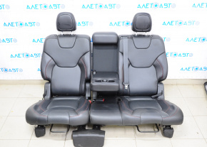 Rear row of seats 2nd row Jeep Cherokee KL 14-18 TRH with airbag, black leather