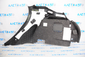 Left arch trim Lincoln MKC 15-16 black, for subwoofer, broken fasteners, crack, scratches