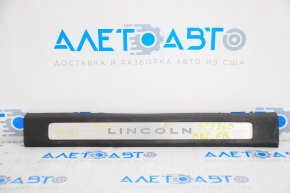 Door sill trim front right Lincoln MKC 15-19 black, chrome with backlight, bumpers