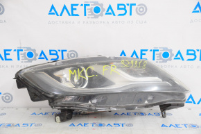 Front right headlight complete Lincoln MKC 15-19 xenon, without cover and fastening