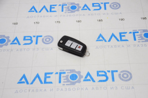 Nissan Rogue 14-20 3-button key, folding, chrome, scratches