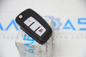 Nissan Rogue 14-20 3-button key, folding, chrome, scratches