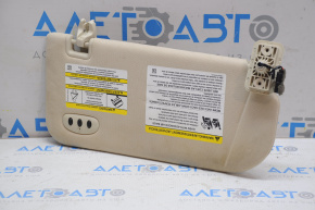 Left visor for Lincoln MKC 15-16 beige