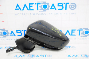 Side mirror left Mazda 6 13-16 5 pins, black, turn signal, without overlay