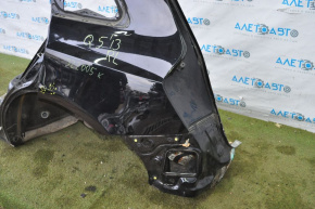 Quarter wing rear left Audi Q5 8R 09-17 black, pokes
