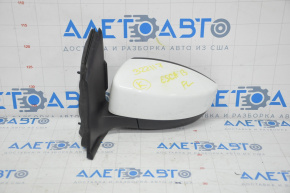 Left side mirror complete Ford Escape MK3 13-16 prerest 3 pins, white