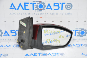 Right side mirror complete Ford Escape MK3 13-16 prerest 14 pins, turn signal, BSM, red