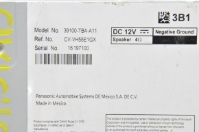 Radio Honda Civic X FC 16-18 with display, scratches