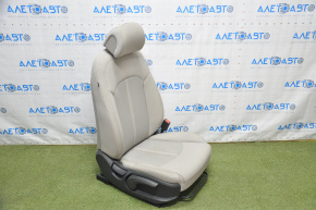 Passenger seat Hyundai Sonata 15-17 without airbag, mechanical, cloth gray