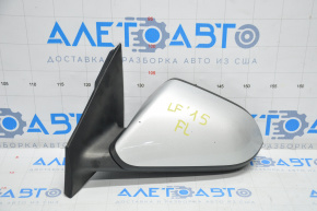 Left side mirror complete Hyundai Sonata 15-17 5 pins, silver