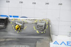 Left threshold Hyundai Sonata 15-17 SE silver, broken fastener