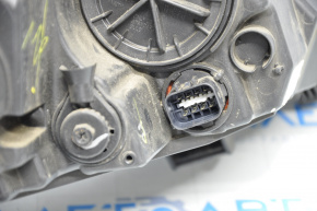 Headlight front left bare Hyundai Sonata 15-17 halogen with mount, sand