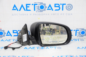 Right side mirror assembly Jeep Cherokee KL 14-18 3 pins, graphite