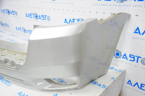Rear bumper bare upper part Jeep Compass 11-16 silver, TYC, broken crepe