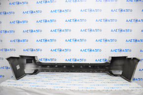 Rear bumper bare upper part Jeep Compass 11-16 silver, TYC, broken crepe