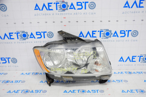 Headlight front right bare Jeep Compass 11-13 prerest light, for polishing