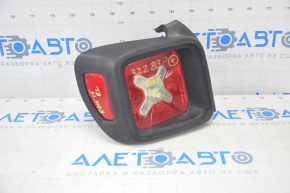 Left lamp Jeep Renegade 15-23 pre-rest black frame