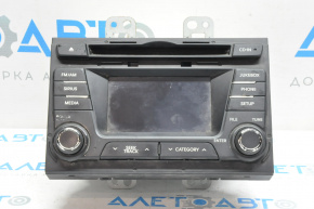 Kia Optima 11-15 radio tape recorder small display, peeling chrome