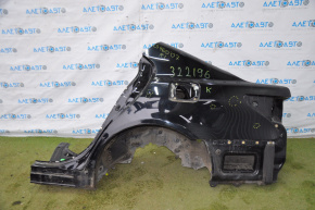 Quarter wing rear left Lexus LS460 LS600h 07-17 black, pokes